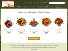 Tablet Screenshot of bettysknoxflowers.com